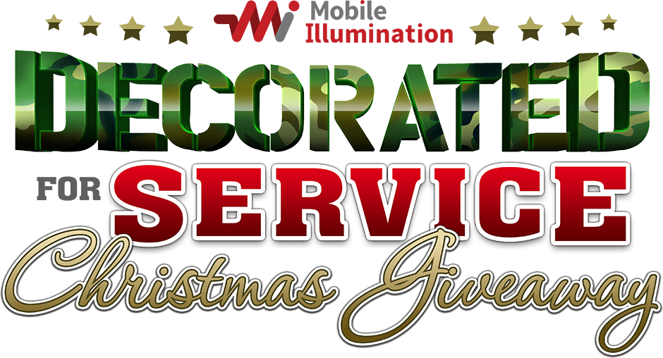 Decorated For Service Christmas Giveaway