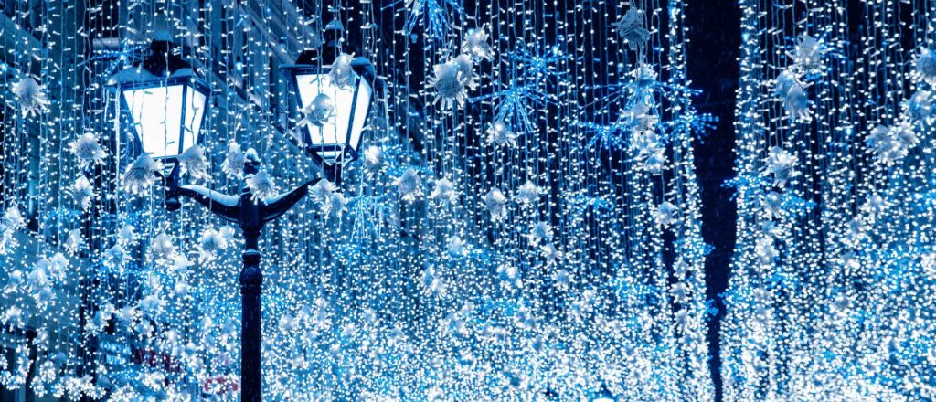 Icicle Christmas Lighting